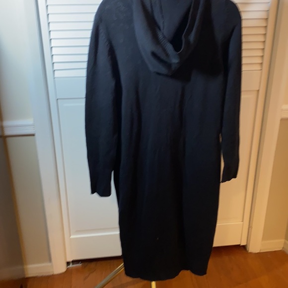 Black Duster Cardigan Sweater - Picture 4 of 8